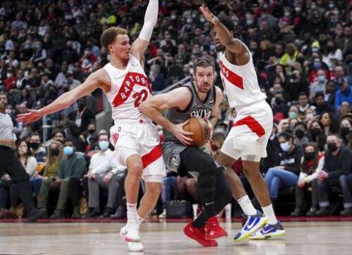 Raptors rally for 2nd straight win over struggling Nets