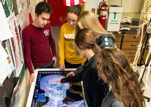 Anatomage table provides new resource for biology students