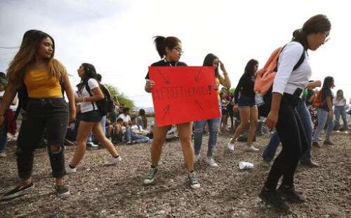 Students protest as high school senior faces deportation
