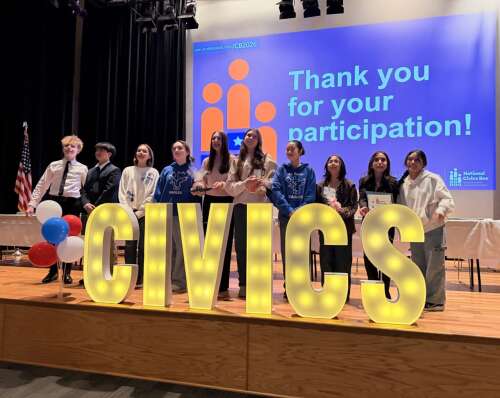 St. Emily School Students Compete in National Civics Bee