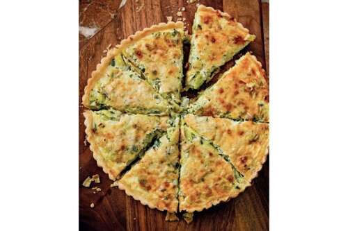 The quiche that made chef Michael Anthony love leeks