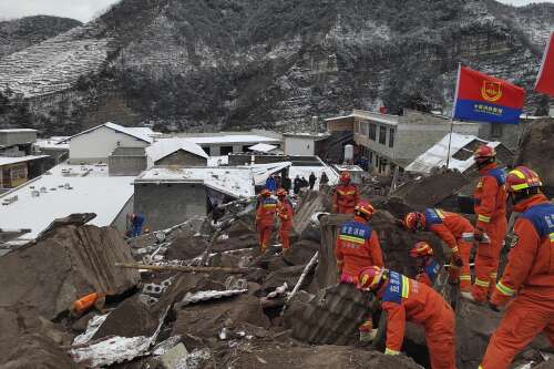 Landslide buries 47 in China - Vimarsana News