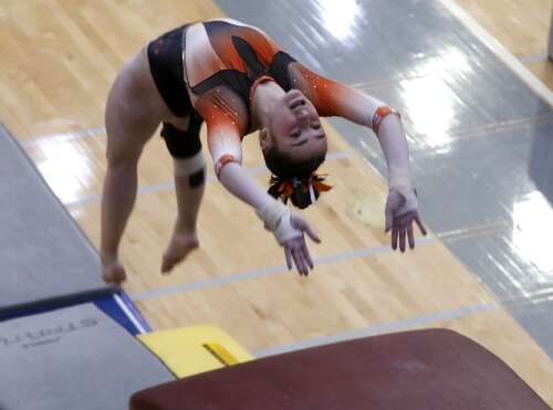 Girls gymnastics: Hersey hits at right time, wins state meet - Vimarsana News