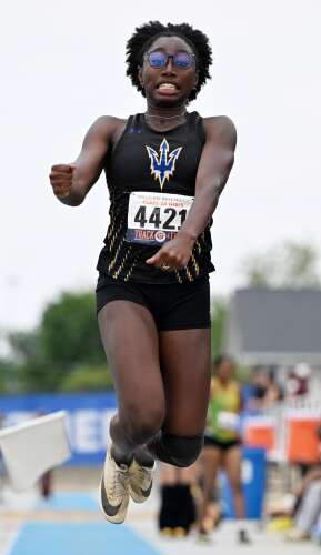 Girls track and field: Conant’s Brunson makes history at state meet