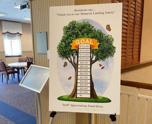 Residents at Monarch Landing in Naperville show gratitude for the staff - Vimarsana News