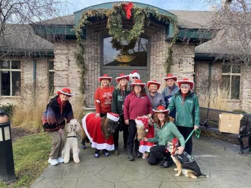 Christmas Day Caroling at Alden with SOUL therapy dogs and mini horses - Vimarsana News