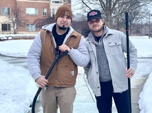 Team members at Naperville's Monarch Landing take on the snowpocalyse - Vimarsana News