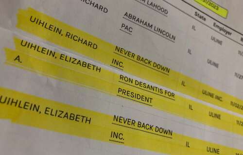 Uihleins spent more than $1 million on DeSantis' presidential campaign in fall — will they now back Trump? - Vimarsana News