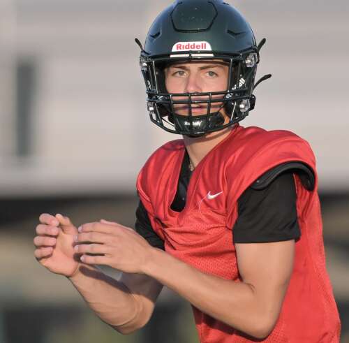 Ready to step in: Fremd in a good place with Will Clark following Johnny O'Brien at quarterback