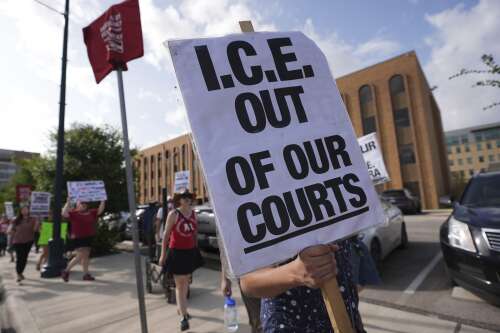 A chilling effect on justice ? ICE argues courthouse immigration