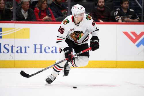 How the Blackhawks' Artyom Levshunov is embracing Chicago and committing to his next step