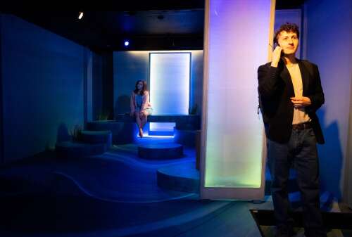 Suburban actor happily juggles back-to-back performances, rehearsals