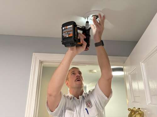 ‘Creating that safer community': Fire departments providing residents with free smoke alarms through statewide program