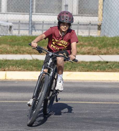The wheel deal: Cycling program gets a thumb's up from junior high school students