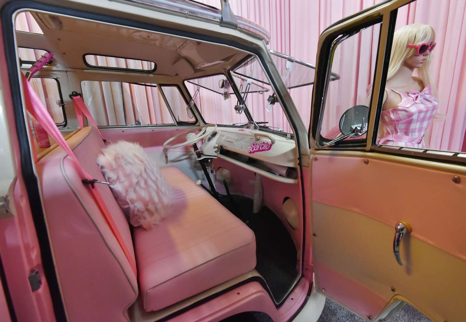 More smiles than miles 124 998 Barbie van in Volo offers fun fashion and plenty of pink