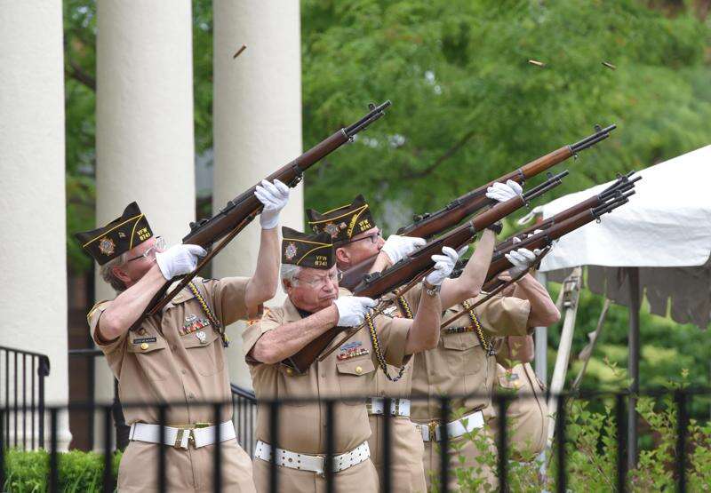 Three Volley Salute Military Tribute Brass Shell Bullet Casing