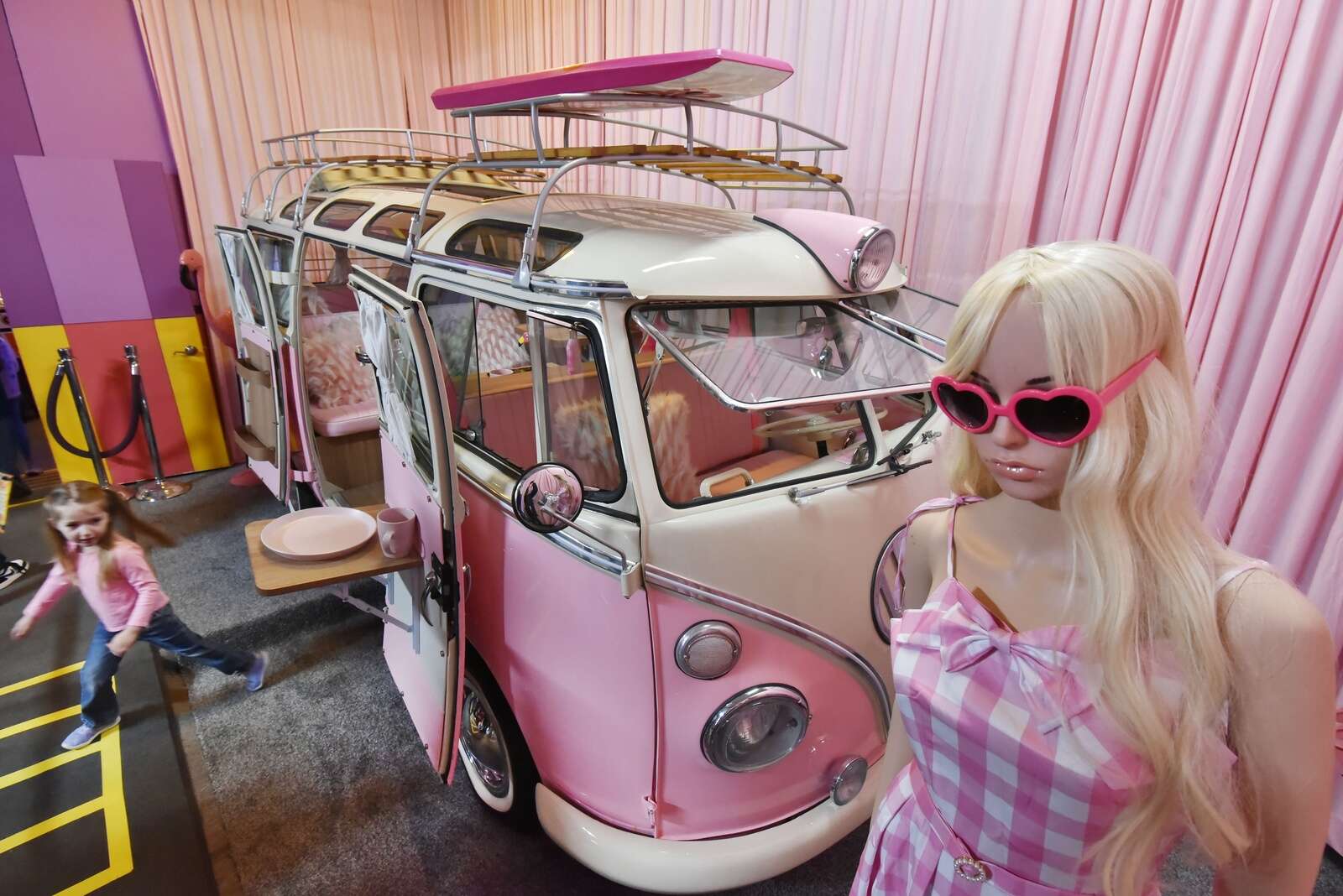 Barbie volkswagen van best sale