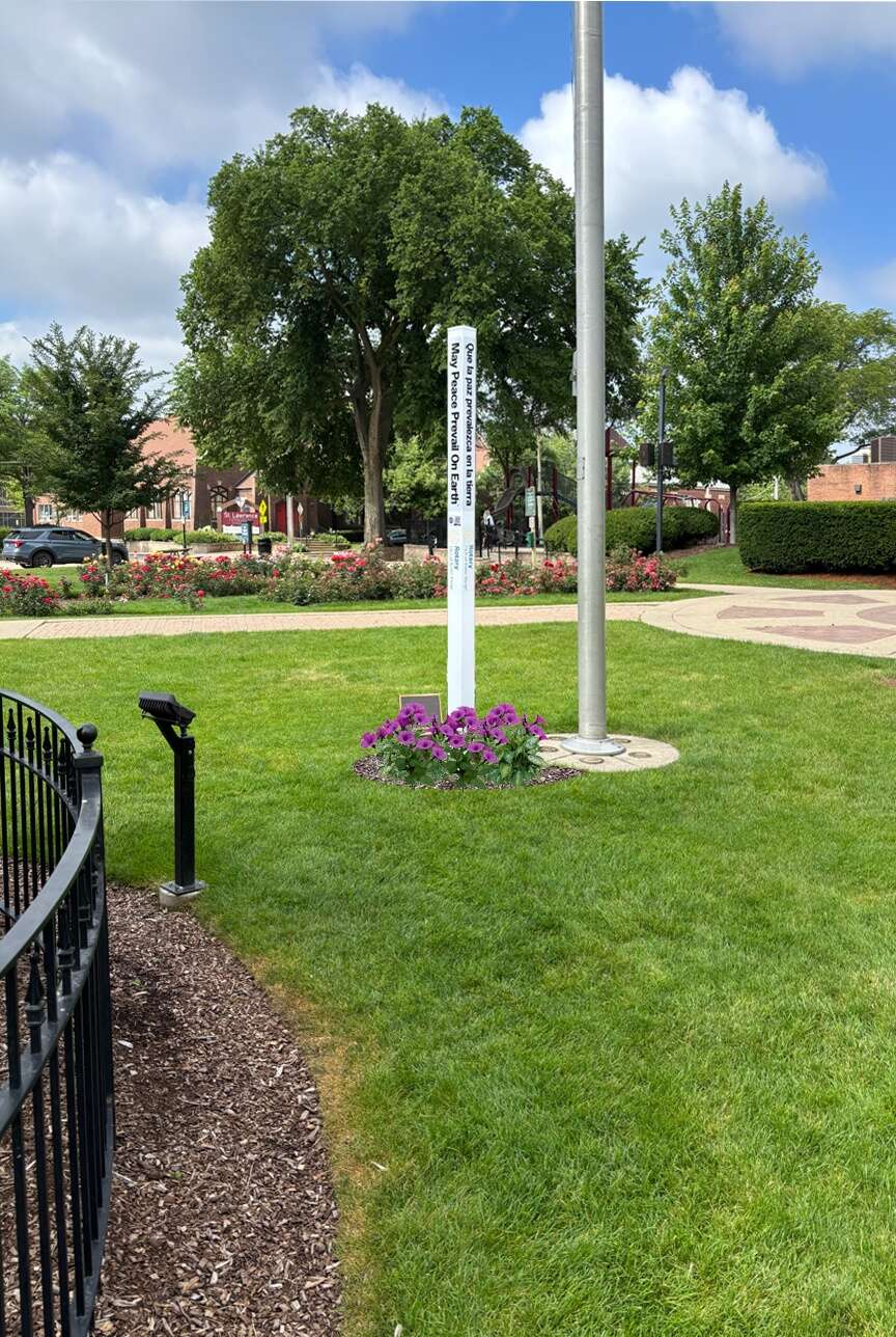 Libertyville Sunrise Rotary peace pole donation to be installed soon in ...