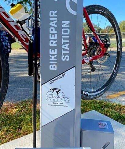 Bike repair stations popping up around the suburbs