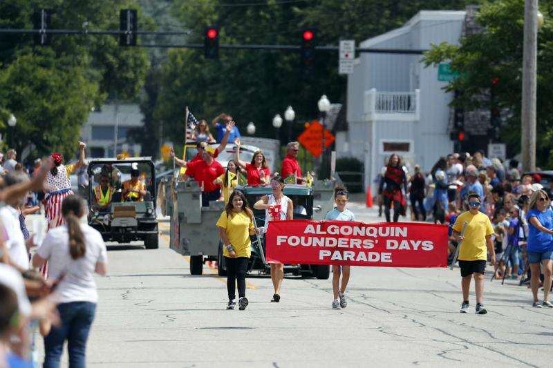 Algonquin Founders' Day parade draws a crowd