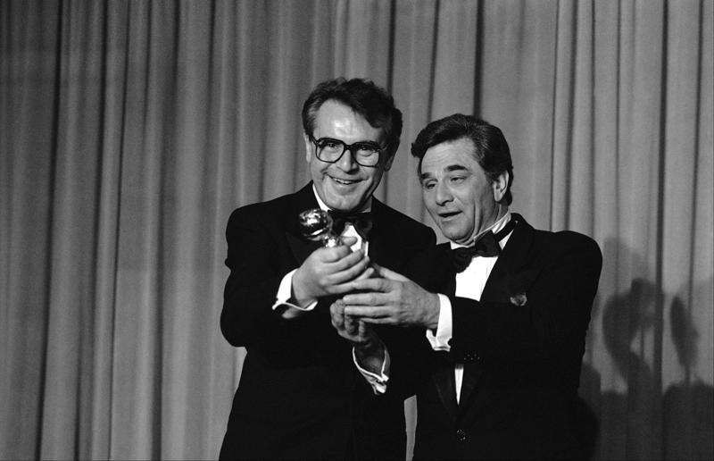 The best Academy Awards ceremony is Peter Falk winning Emmys.