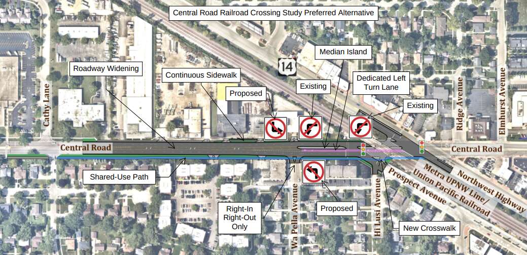Mount Prospect moving ahead with Central Road study to try and reduce ...