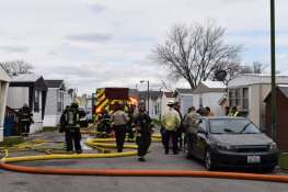 Mount Prospect responded to a fire in March at the Willoway Terrace mobile home park, in an area formerly covered by the Elk Grove Rural Fire Protection District.