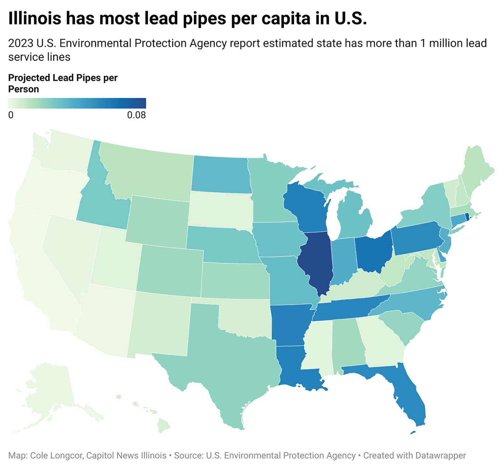 As Illinois continues to inventory lead pipes, full replacement deadlines are decades away
