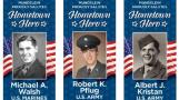 Mundelein will honor current and former military personnel on banners in the downtown area. These are three of the honorees.