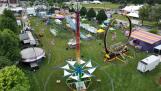 Carnival rides for Frontier Days are now in place on the athletic fields across from Recreation Park in Arlington Heights. The fest opens at 5 p.m. Wednesday.