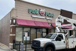 Signage was recently installed for Pho Plus, a Vietnamese restaurant on Algonquin Road in Rolling Meadows. It's among six restaurants getting ready to open in town.