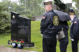 A new monument honoring Gold Star Families was unveiled Sunday at the Streamwood Veterans Memorial during the village’s annual Memorial Day ceremony.
