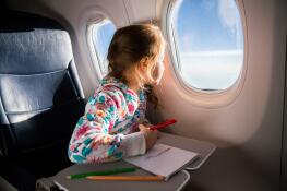 Preparation is key to a success trip with children. Packing snacks, and maybe even a surprise bag with puzzles, coloring books and markers, will help meet the child’s needs as you travel.