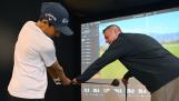 Brad Ray works with student Niyam Upadhyay, 13, of Inverness at the new Northwest Golf Academy in Barrington. Ray, a PGA golf instructor, has been coaching players at Makray Memorial Golf Club for the past 20 years and recently opened his own indoor golf practice center nearby.