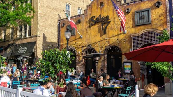 Arlington Alfresco, Arlington Heights’ popular open-air dining and entertainment zone in the village’s downtown, will return Friday, May 3.