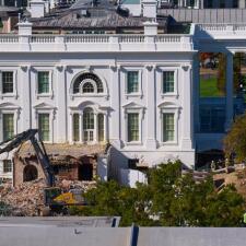 White House East Wing demolished as Trump moves forward with ballroom construction, AP photos show