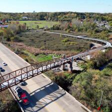 New pedestrian bridge in Streamwood will link paths divided by Route 59
