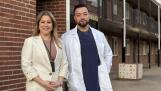 Natalia Nieves, director of the new Rolling Meadows human services department, left, and nurse practitioner Adam Chavez are behind an effort to bring back a neighborhood health clinic in the East Park Apartments complex.