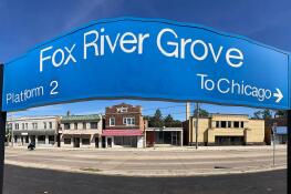 The village of Fox River Grove will demolish these buildings on Route 14, between Lincoln Avenue and Illinois Street, in Fox River Grove.