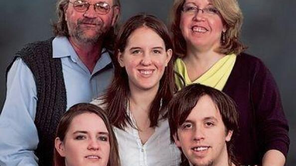 Fifteen years after a senseless act of violence claimed the life of Jeff Engelhardt’s father Alan, upper left, and younger sister Laura, center, the now-married father of two still chooses forgiveness. The attack on the Hoffman Estates family seriously injured his mother Shelly, upper right. Amanda Engelhardt, lower left, was unharmed. Neither was Jeff, lower right, who was at college. “I am my father's son,” he wrote in a 2011 Daily Herald essay. “And as my father's son, that means I choose the path of forgiveness.”