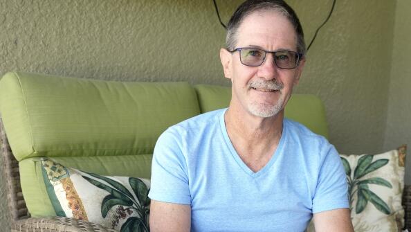 Scott Berkheiser, 57, who has Alzheimer's disease, faced insurance denials when he was first prescribed a Leqembi infusion. He said the drugmaker eventually agreed to give it to him for free while he makes co-payments for the infusions.