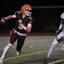 Who had the area’s top prep football performances in Week 8?