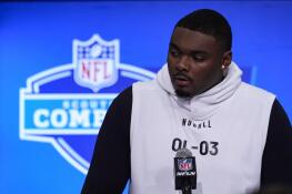 The Bears drafted Yale offensive lineman Kiran Amegadjie, a Hinsdale Central High School graduate, in the third round of this year’s NFL draft.