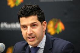 Kyle Davidson is the Chicago Blackhawks’ new general manager.