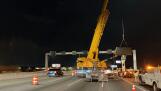 A new SmartRoad gantry was installed by tollway crews Feb. 21 on southbound I-294 near Franklin Avenue.