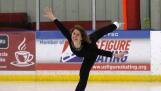 Cindy Clay Crouse, 66, skates at the Crystal Ice House in Crystal Lake. She recently placed second in a national adult figure skating competition.