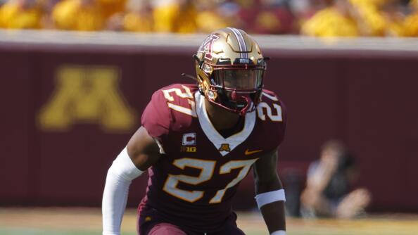Minnesota defensive back Tyler Nubin, a St. Charles North graduate, is expected to be one of the first defensive backs selected in this week’s NFL draft.