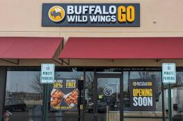 The new Buffalo Wild Wings GO in St. Charles will host a grand opening celebration with a ribbon cutting on Wednesday, March 27, at 3837 E. Main St.