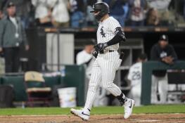 Chicago White Sox's Danny Mendick runs the bases after hitting a home run during the Tuesday’s loss to Minnesota.