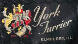 Original York Furrier garment label from the early 1930s.